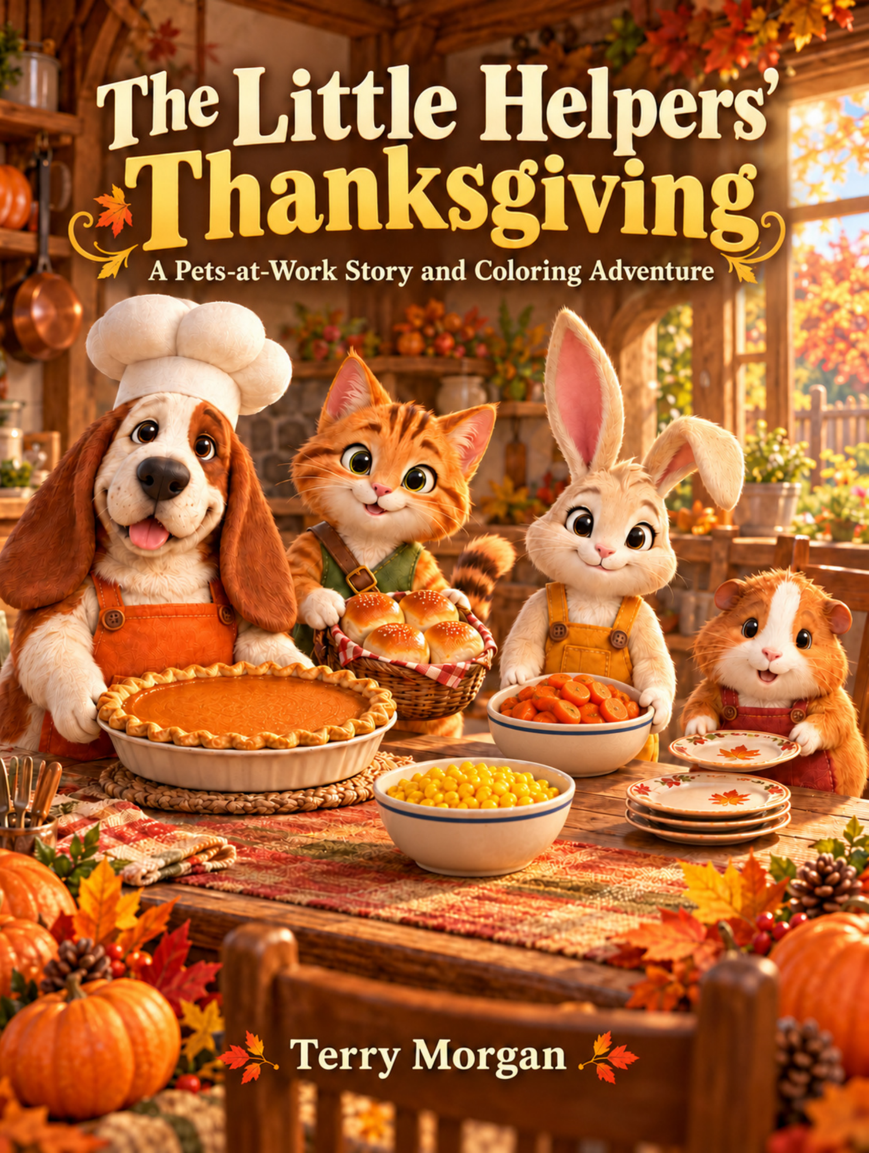 The Little Helpers' Thanksgiving book cover